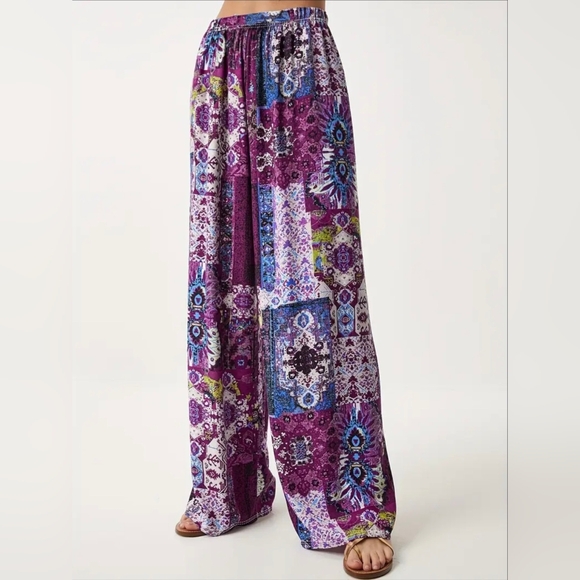 Women Ethnic Print Trouser - Picture 1 of 5